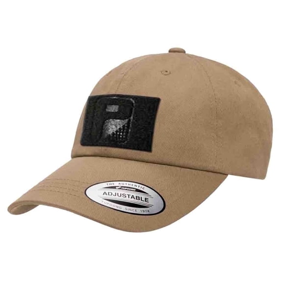 Curved Bill Adjustable Dad Hat by Pull Patch Khaki