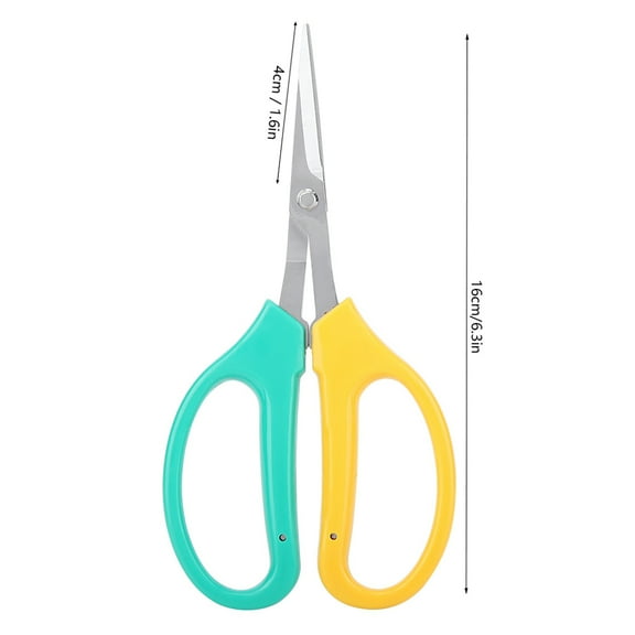Curved Blade Garden Shears, Ideal For Grapes, Shrubs Flowers, Comfortable, Left/Right Hand Use