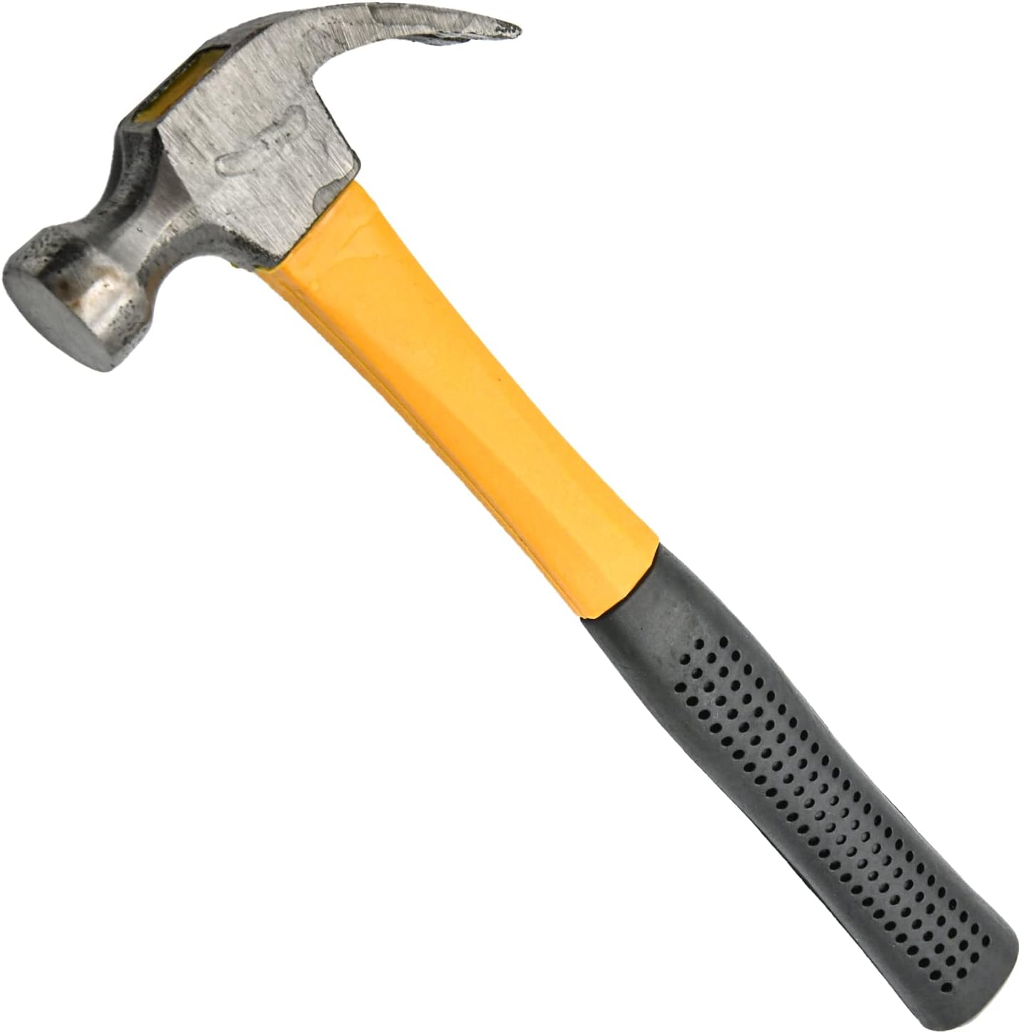 Curved Claw Hammer With Fiberglass Handle (8 Ounce)