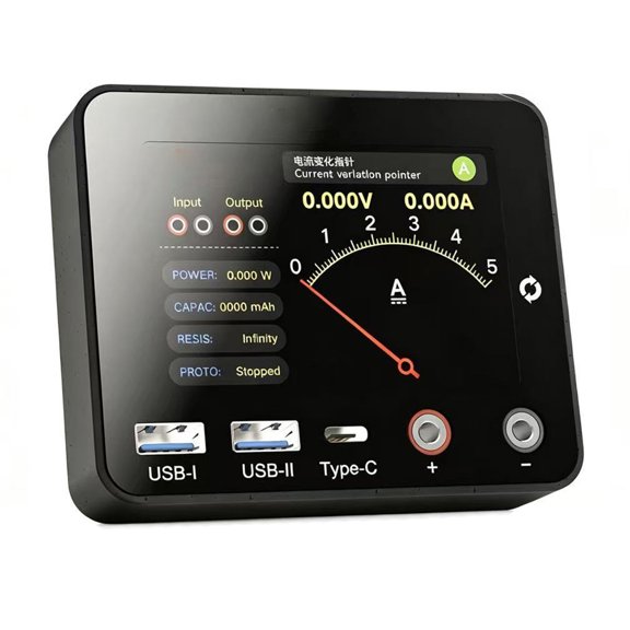 Curved Current Meter Diode Detection Meter Frequency Measurement Simple Oscilloscope Monitoring Electronic Repair Tool