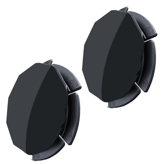 Curved Dashboard Mounting Disc Set of 2 Enhanced Adhesive Phone Holder Base Suitable for Stable Car Mount Compatibility