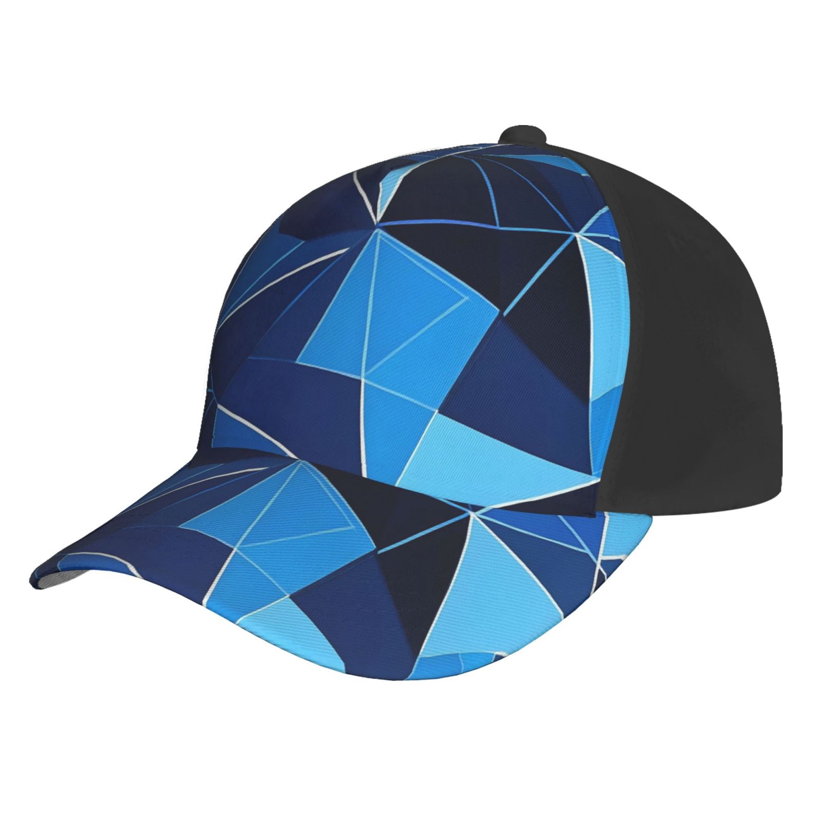 Curved Design Along The Top Of The Baseball Cap Reinforced Adjustable ...