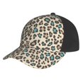 thumbnail image 1 of Curved Design Along The Top Of The Baseball Cap Reinforced Adjustable Breasted Four Seasons Available Leopard Print Style Paleturquoise_2, 1 of 8