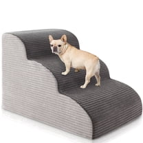 Excibubblebearbb 3-Tiers Dog Stairs & Ramp Suitable for Beds and Sofas, Pet Stairs of Height Suitable for Small Dogs and Cats
