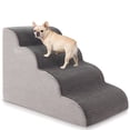 thumbnail image 1 of 4-Tiers Dog Stairs & Ramp Suitable for Beds and Sofas, Pet Stairs of Height Suitable for Small Dogs and Cats, 1 of 7