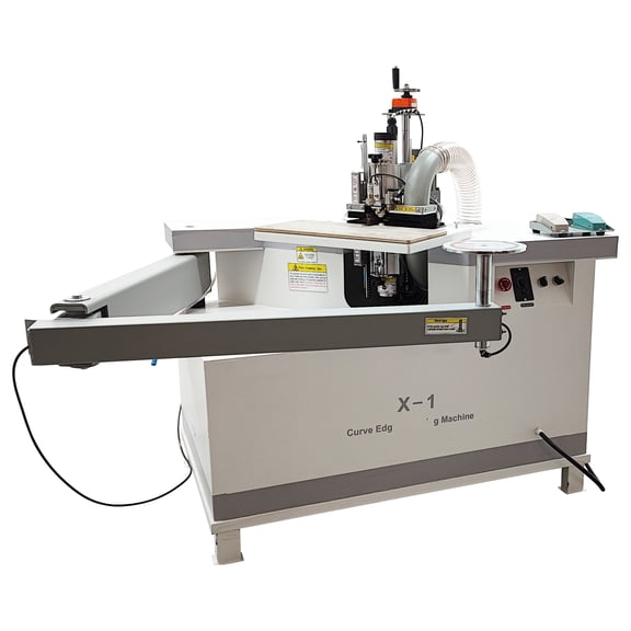 Curved Edge Trimming Machine Rocker Arm Foldable Arm Curved Edge Banding Repairing Machine 220V 1.7Kw 8-50mm Operating Height