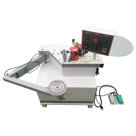 Curved Edge Trimming Machine Rocker Arm Foldable Arm Curved Edge Banding Repairing Machine 220V 3.8Kw 14-70mm Width