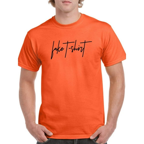 Curved Font Quote T-Shirt Men -GoatDeals Designs, Male Medium