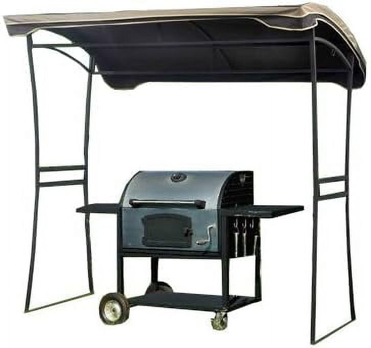 Curved Grill Shelter Replacement Canopy Top Cover Beige