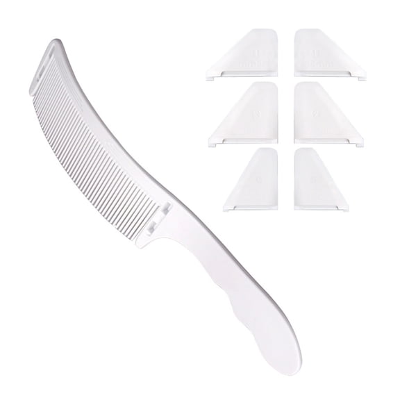 Curved Hair Clipping Cutting Arced Comb Barber Flat Top Haircut Comb Brush Hairdressing Tools Barber Combs Set