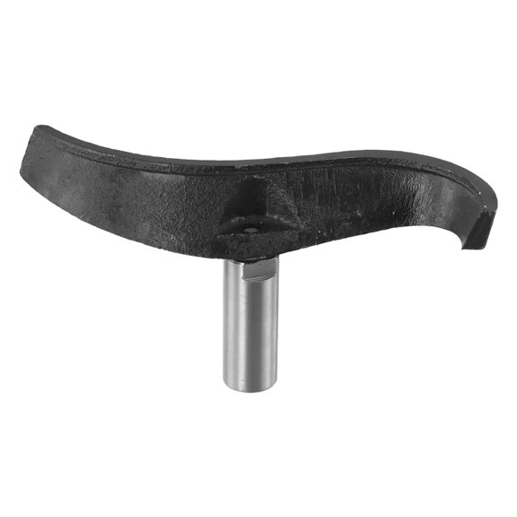 Curved Lathe Tool Rest for Woodworking 16mm 25mm Bowl Turning Holder Stable Grip Anti-Rust Iron Cast 8.66-9.44 Inch Black Silver(25mm)
