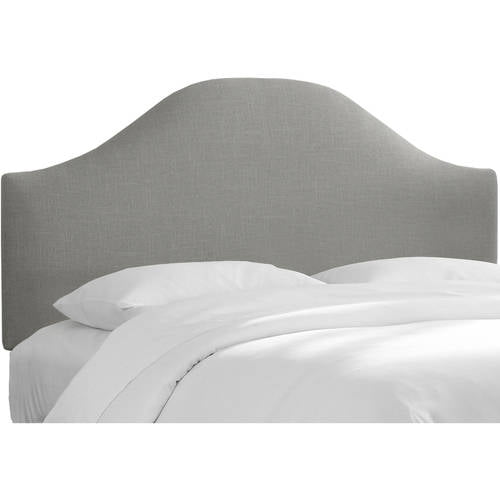 Curved Linen Headboard, Multiple Colors and Sizes