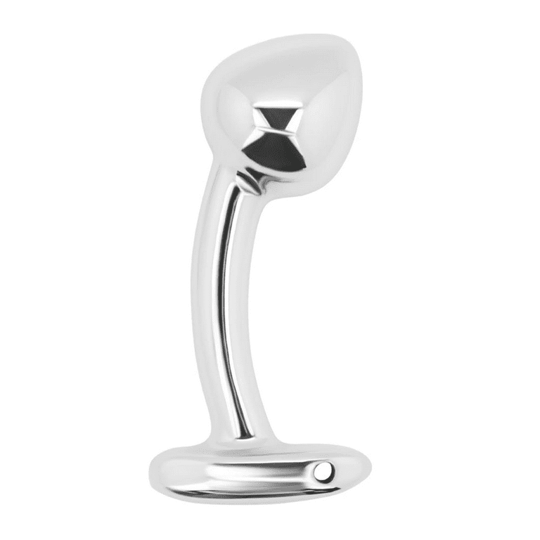 large metal anal plug MASTER SERIES DARK INVADER METAL & SILICONE ANAL PLUG LARGE –  shop.literotica.com main image 0