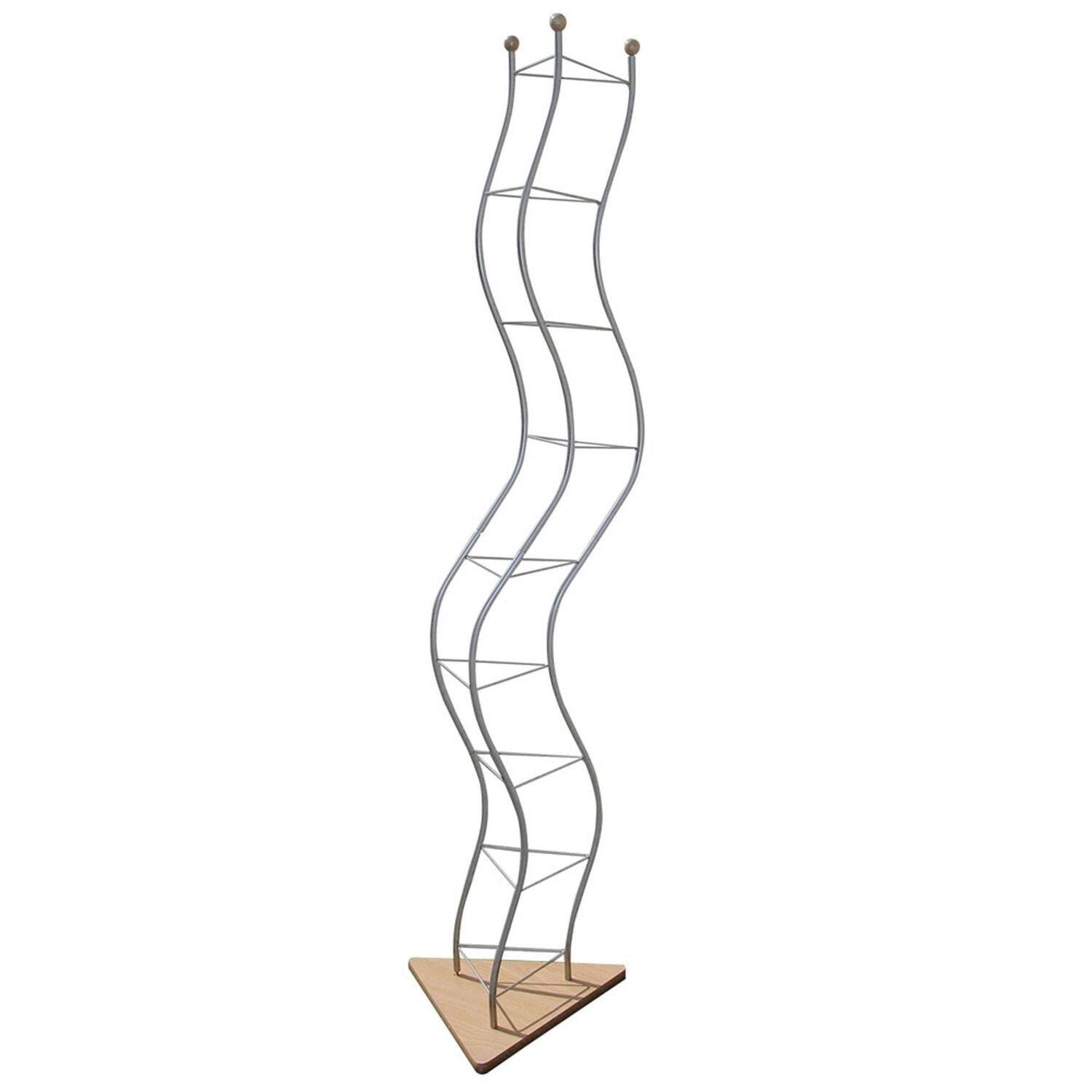 Curved Metal DVD Rack