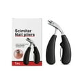 thumbnail image 1 of Curved Nail Clippers,Heavy-Duty Nail Clippers With Ergonomic Handle Stainless Steel Blade Thick Nails Toenail Clippers For Men Women And Seniors 1pc, 1 of 9