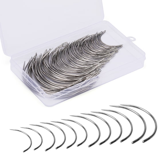 Curved Needle Upholstery Needle Leather Sewing Needle Saddles Needle Round Leather Saddles Needle Sewing Tool