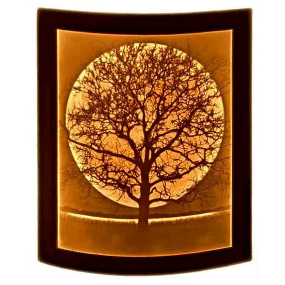Curved Night Light - Porcelain Lithophane Night Light