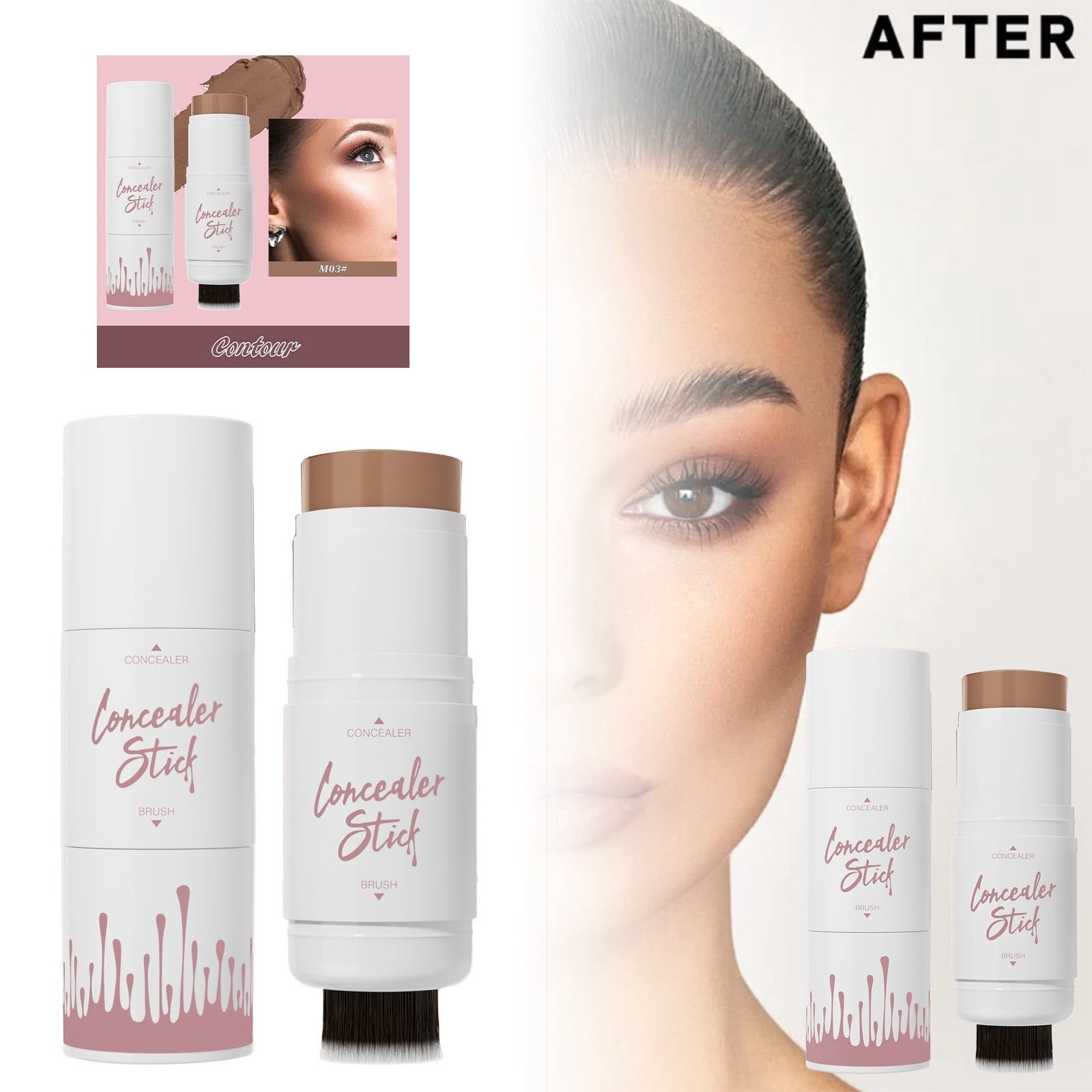 Curved Piercing Facial Roller Stainless Steel Metal Face Dime Cosmetics