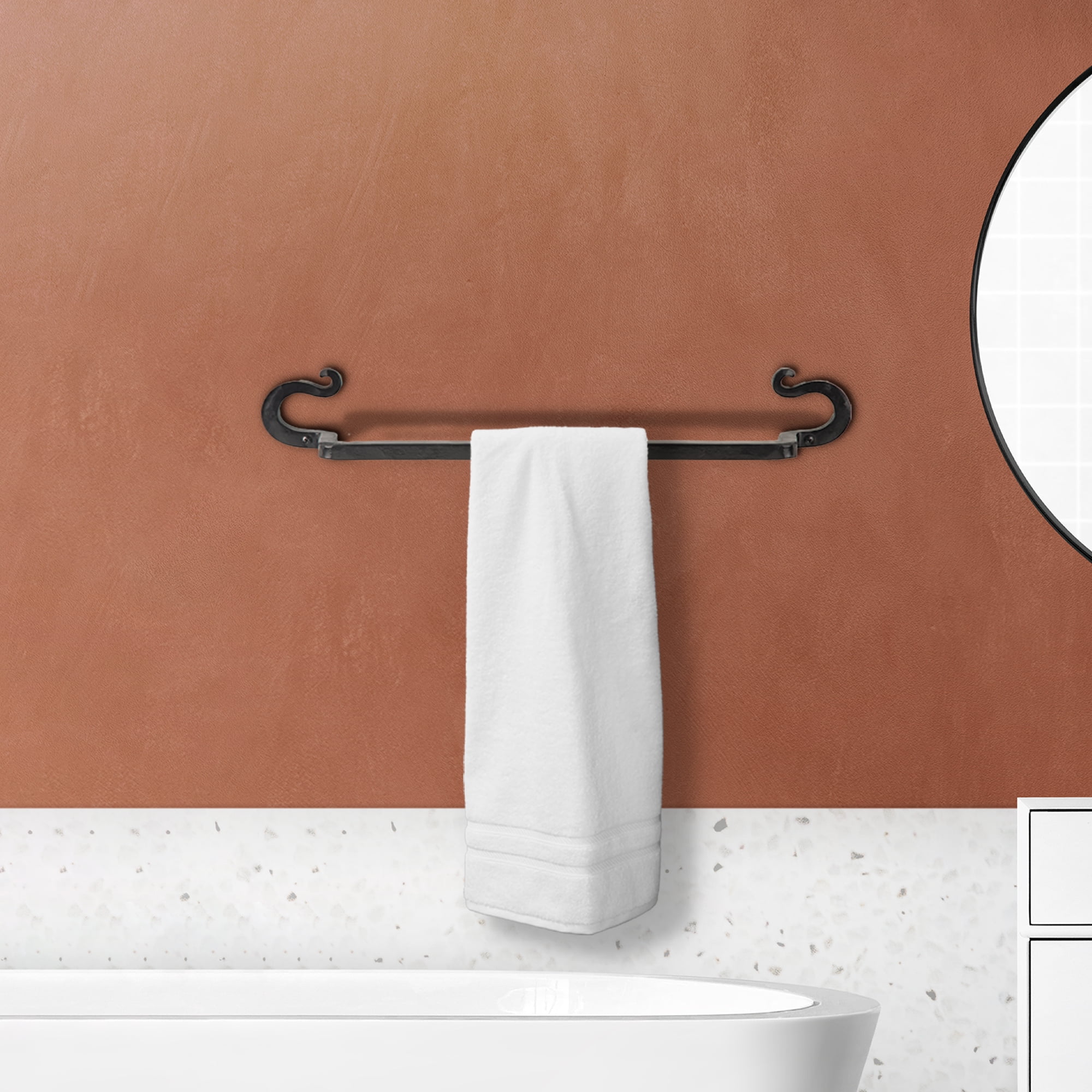 Wrought Iron Towel Bar