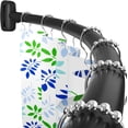 thumbnail image 1 of Curved Shower Curtain Rod, 45-72 inches Adjustable Arched Shower Curtain Curved Rods, Rustproof Round Never Fall Design for Bathroom, Black, Need to Drill, 1 of 3