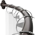 thumbnail image 1 of Curved Shower Curtain Rod, Adjustable 40-72 inches Extra Wide Curved Shower Rods for Bathroom, Rust proof Shower Rod, Stainless Steel Curved Curtain Rod for Shower, Bathtub, Bronze, 1 of 14