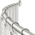 Heavy Duty Bathroom Rust-Free Adjustable 48-72 Inch Curved Shower ...
