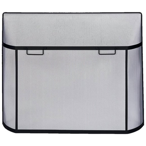 Curved Spark Guard with Black Finish