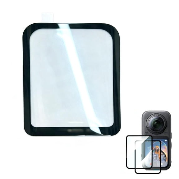 Curved Tempered Glass Screen Protector for Insta360 X6, HD Anti-Explosion Film, PMMA Composite Material, Scratch Resistant Camera Lens Guard