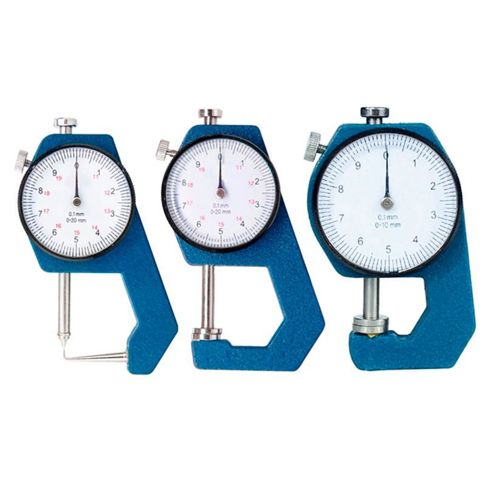 Curved Tip 0-20Mm Dial Thickness Gauge Is Used for Measuring the Width
