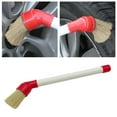 thumbnail image 1 of High Density Tire Shine Applicator Brush - Curved Tire Cleaning Tool with Stiff Angled for Lubricant and Shine Application - Ergonomic Handling for Superior Results, 1 of 5