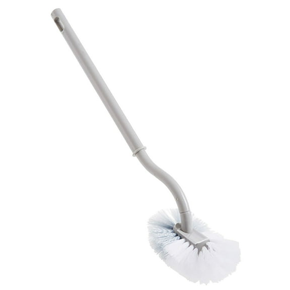 Curved Toilet Bowl Brush Without Holder for Bathroom, Compact Toilet Brush Durable Under The Rim Household Deep Cleaning Brushes