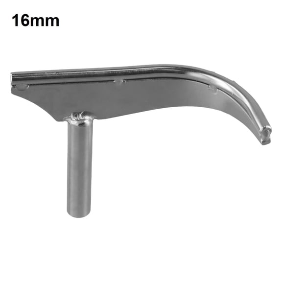 Curved Tool Rest for Wood Lathe, 16mm Shank Stainless Steel Holder, 6.5 Inch Concave Turning Support for Smooth Bowl Interior Shaping