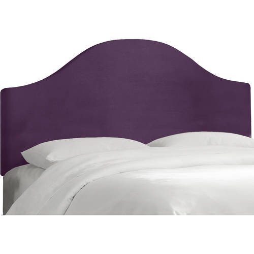 Curved Velvet Headboard, Multiple Colors and Sizes