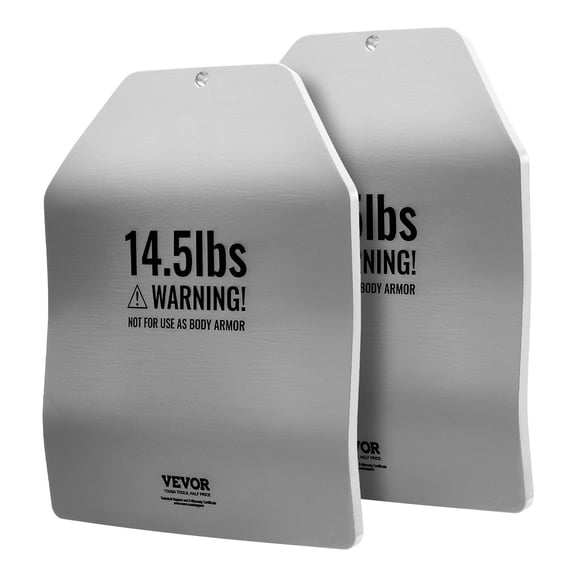 Curved Weight Vest Plates 14.5 LB Pairs Premium Steel Contoured Ergonomic Fit for Strength Training Running WODs Heavy Workouts