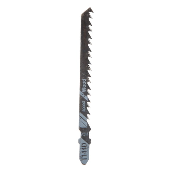 Curved Wood & Plastic Jigsaw Blades, 5 Pack - High-Carbon Steel for Precise Bamboo Cutting, Power Tool Compatible Rawiri