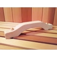 thumbnail image 1 of Curved Wooden Sauna Door Handle (10 5/8'' x 1 15/16'' x 2 1/8''d), 1 of 1