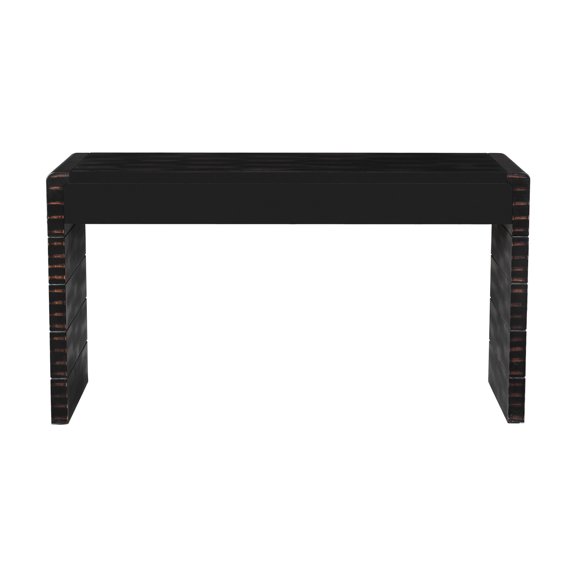 Curved design, high - capacity storage console table - Keep entryway, hallway or living room organized and stylish