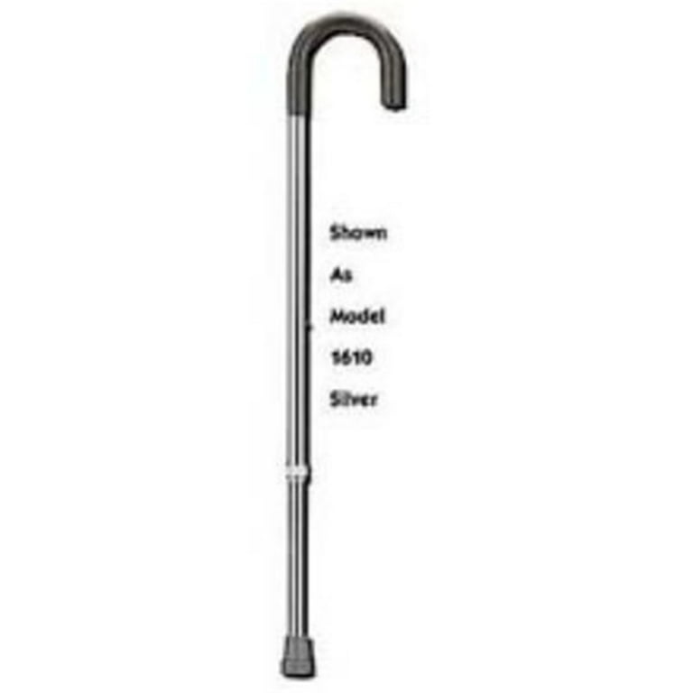 Curved handle adjustable aluminum cane, 29 - 38 Curved handle adjustable aluminum cane, 29 - 38