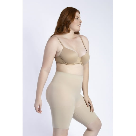 Curveez second skin compression shorts for women