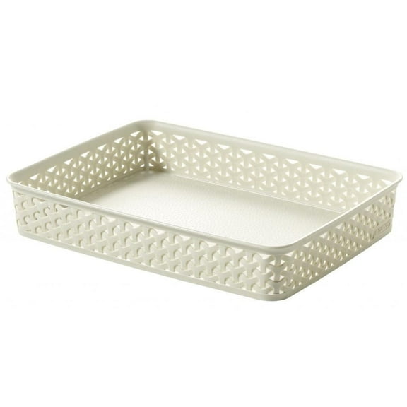 Curver Rattan A4 Wicker Storage Tray