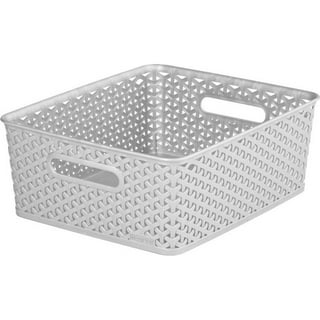 Curver Style M - storage boxes & baskets (Storage basket, Brown, Rattan,  Monotone, Bathroom, Bedroom)