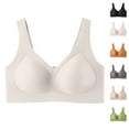 thumbnail image 1 of Jelly Bras for Women, Lifting Wirefree Supportive Push up Soft Breathable Complexion Bras for Women, 1 of 6
