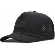 Curves & Clubs USA Golf Rope Hat   American Flag Golf Cap, Performance Hat   Adjustable, Breathable