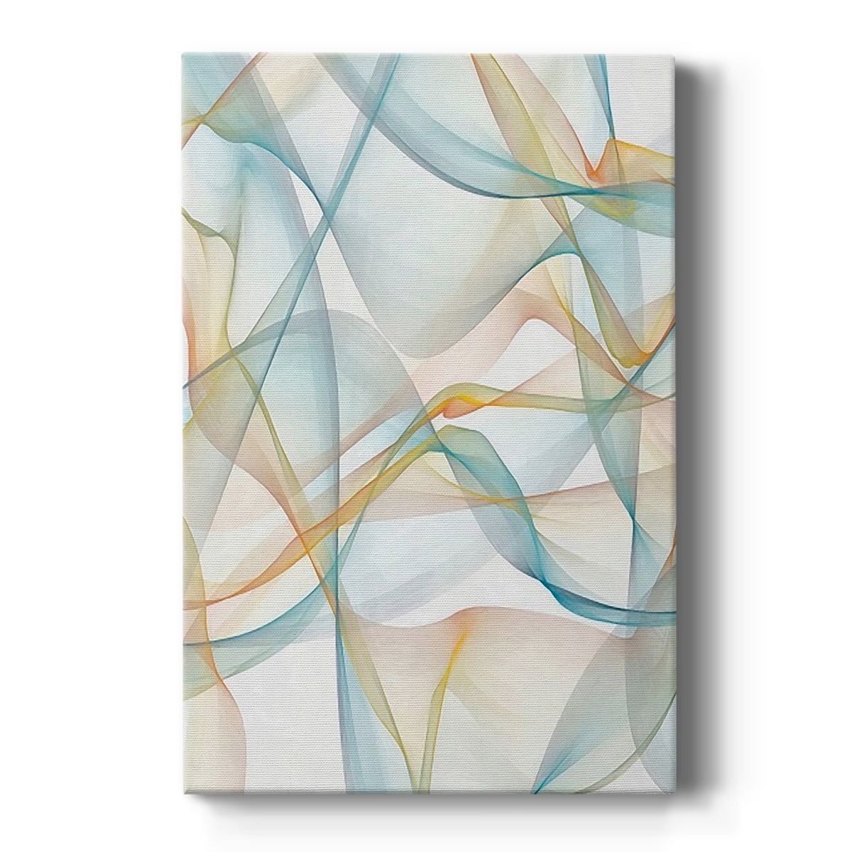 Curves and Waves IV Premium Gallery Wrapped Canvas - Ready to Hang