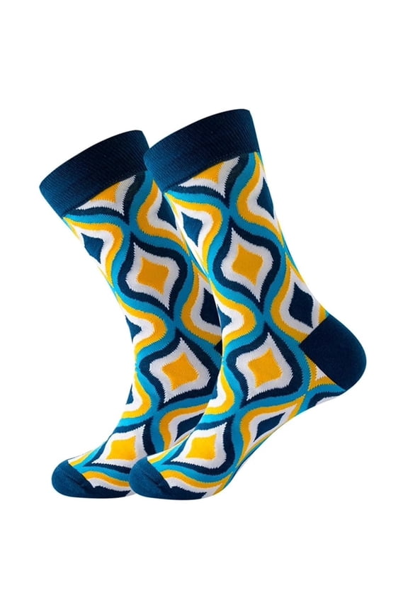 Curvey Patterned Socks from the Sock Panda (Adult Large - Men's Shoe Sizes 8-12)