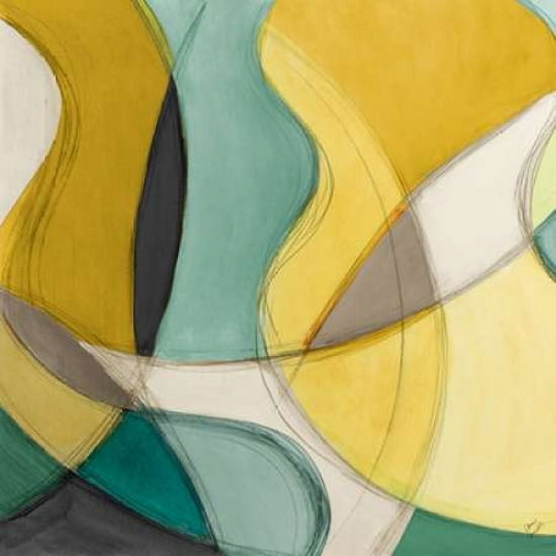 Curving Color Square I Canvas Art - Lanie Loreth (24 x 24)