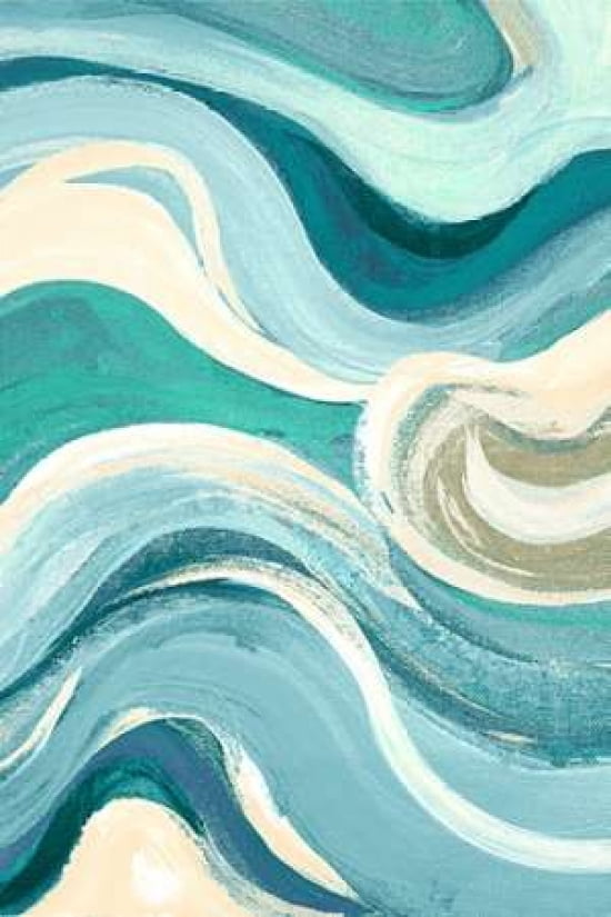 Curving Waves I Canvas Art - Lanie Loreth (24X36)
