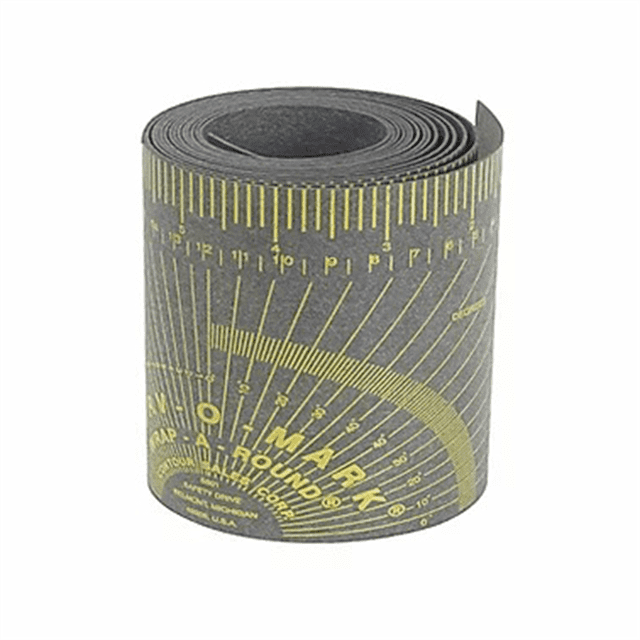 Jackson Safety Medium Wrap-A-Round Pipe Ruler - Gray - Walmart Business ...