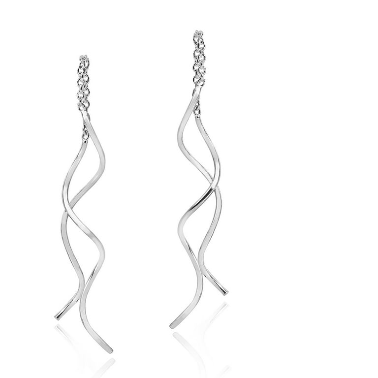 Slider earrings sterling silver discount