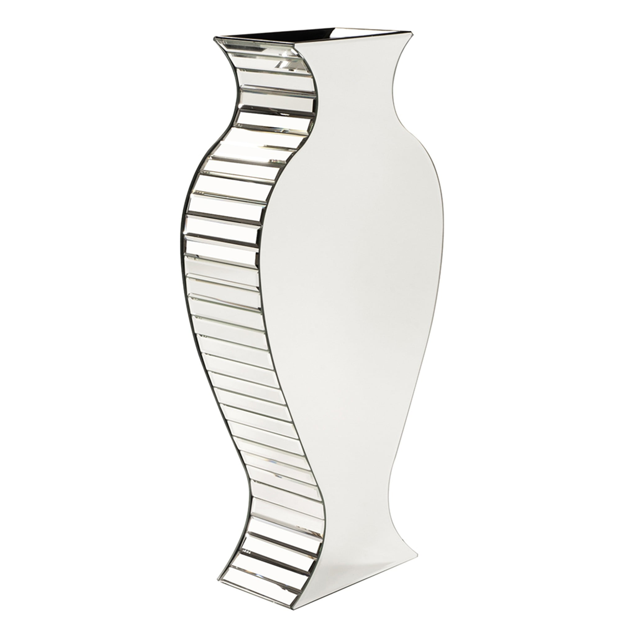 Curvy Art Deco Style Mirrored Vase Curvy Art Deco Style Mirrored Vase